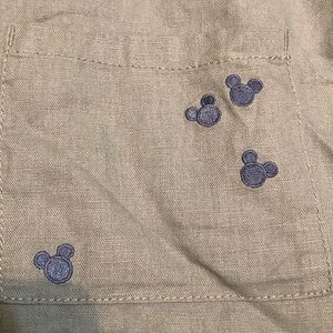 Gray Mickey Mouse Romper!